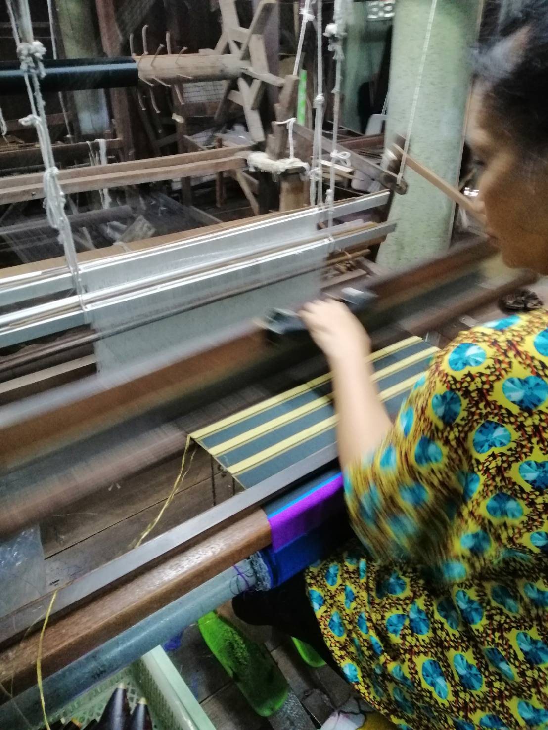 Handwoven Silk Production for our New Scarves